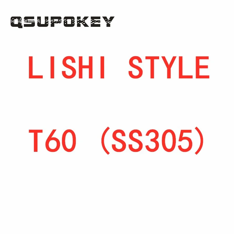 

QSUPOKEY 1 шт. LISHI Style SS305 LISHI TESA T60 2 в 1 Инструменты для ремонта lockmsith инструменты для TESA T60 еврозамок