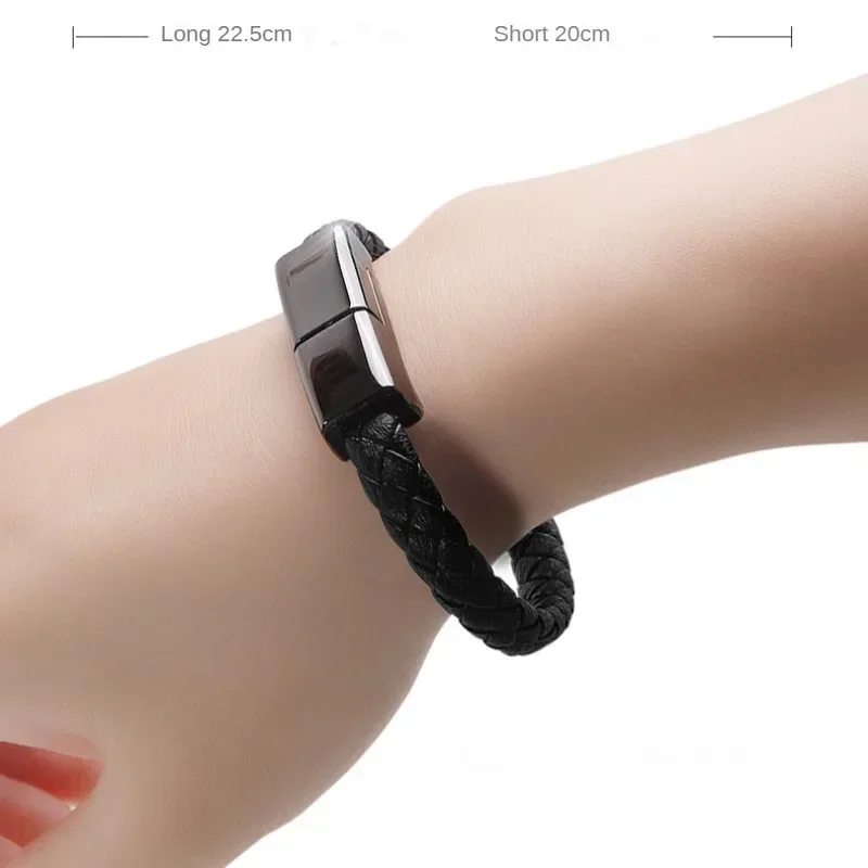 كابل شحن USB محمول لهواوي سامسونج مايكرو نوع C كابل بيانات USB C شاحن سوار للنساء والرجال 7-7.7 بوصة