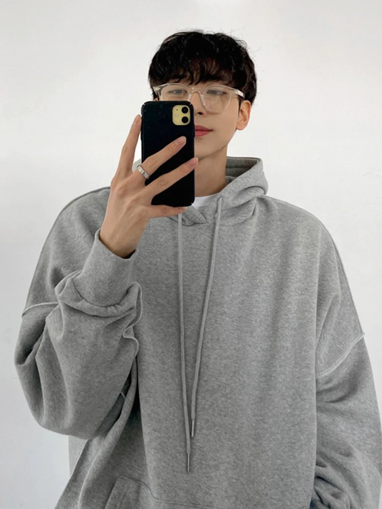 

MRCYC Men's Hoodie Long Sve Sweatirt Korean Sle Loose Fit Sportswear Spring Autumn Casual Comfortable Cotton Blend