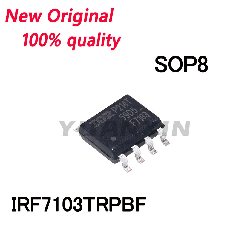 10 ~ Uds nuevo Original IRF7103TRPBF IRF7103 F7103 SOP8 N canal 50V/3A tubo de efecto de campo en Stock