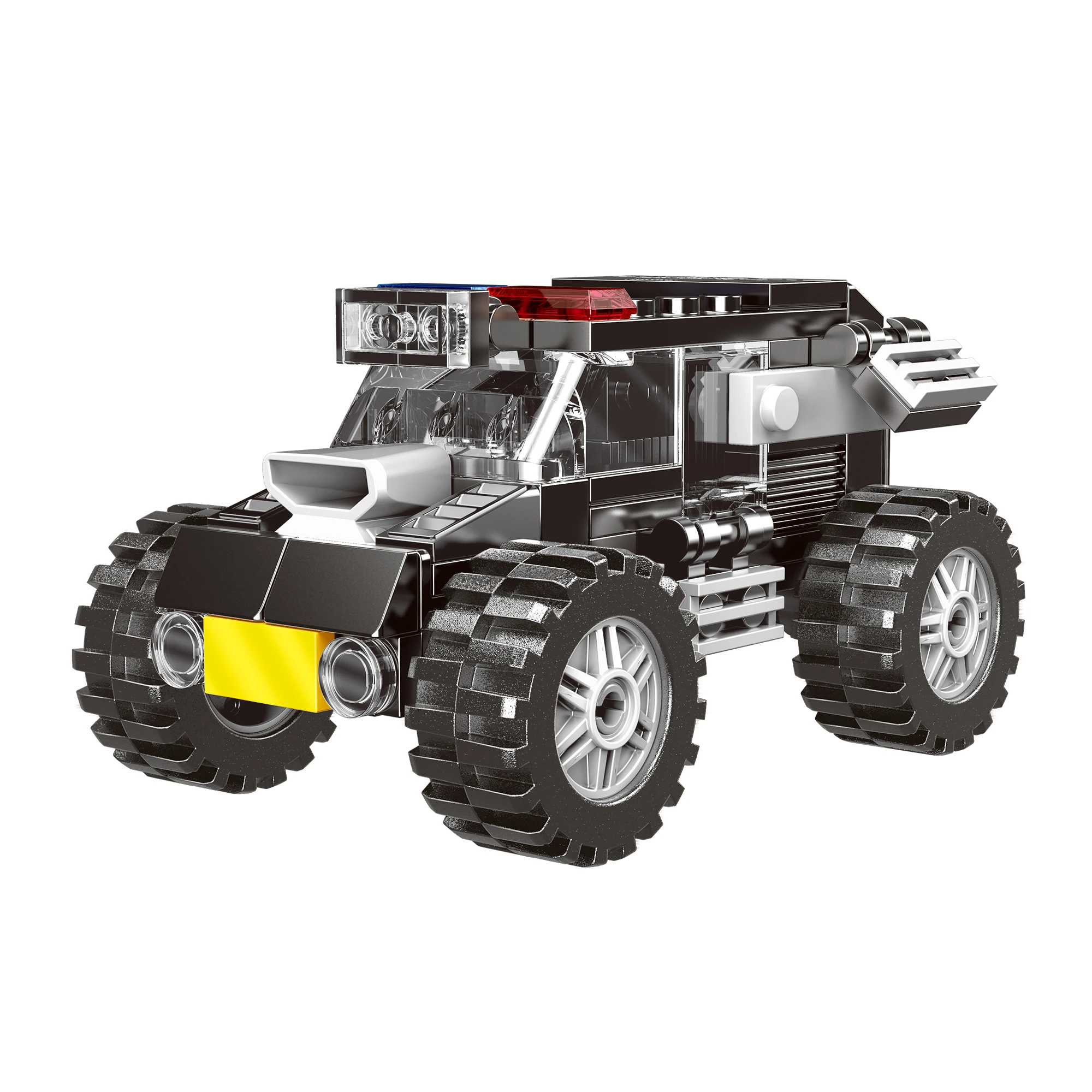 8w1 garnitur 886 sztuk SWAT Pioneer Series klocki budowlane zabawki profesjonalna zabawa Model samochodu samodzielnie montuj zestaw klocków na prezenty dla dzieci