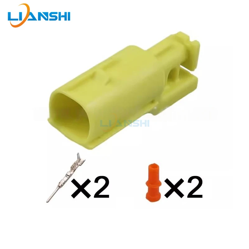 7C82-0651-70 2Pin Male Yellow Waterproof Connector For Toyota Honda VW Pressure Temperature Sensor Wiring Harness Plug