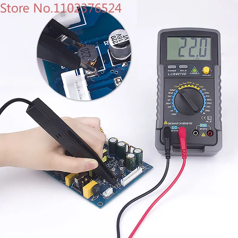 LCR4070D Professional LCR digital bridge resistance meter Capacitance tester Inductance multimeter