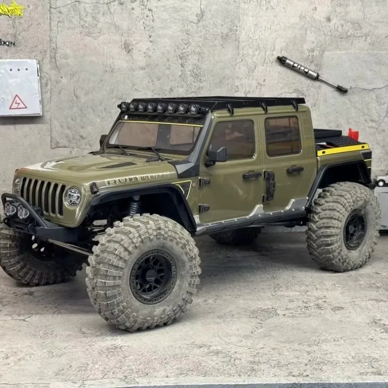 Door Sill Guard Armor Simulation 6061 Aluminum for Axial SCX10 III Jeep Gladiator 1/10RC Crawler Body Shell Protective Accessory