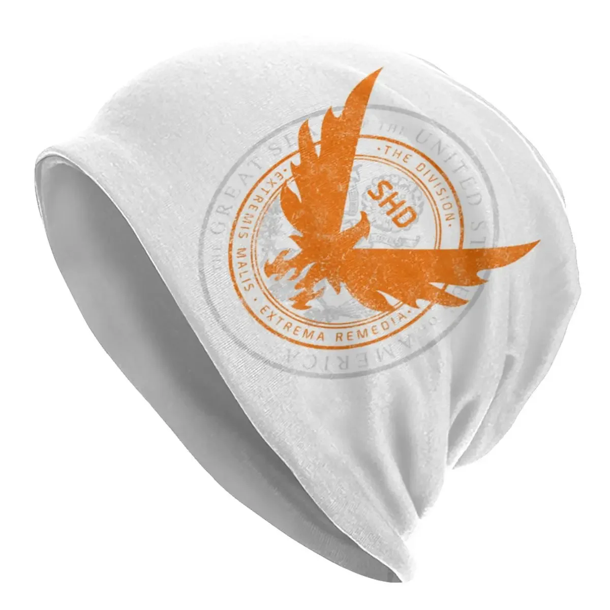 The Division 2 Shd Strategic Homeland Division Warm Knitted Cap Bonnet Hat Autumn Winter Outdoor Beanies Hats for Unisex Adult