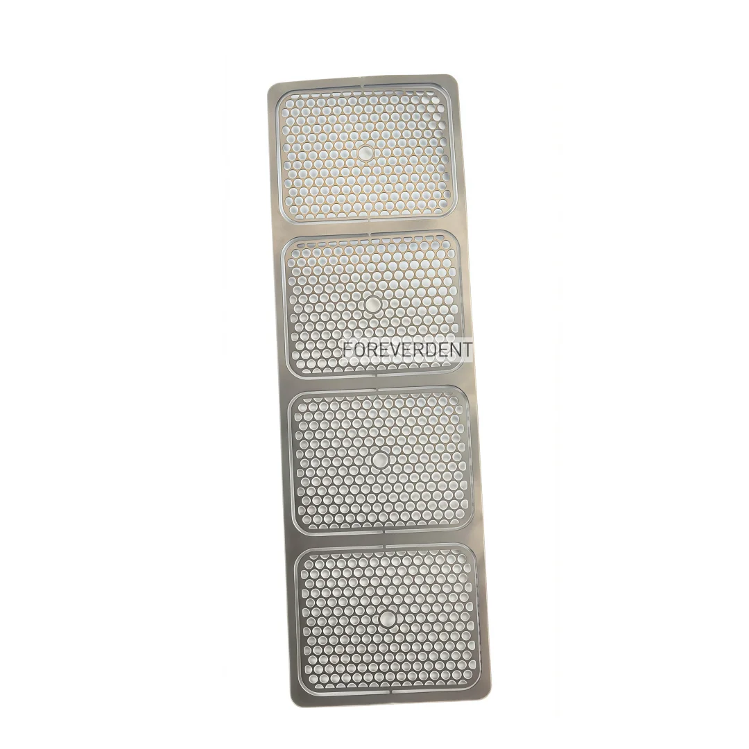 2/4-in-1 زراعة الأسنان شبكة تيتانيوم تجديد العظام الفضية GBR مرنة وآمنة لجراحة الفم #4