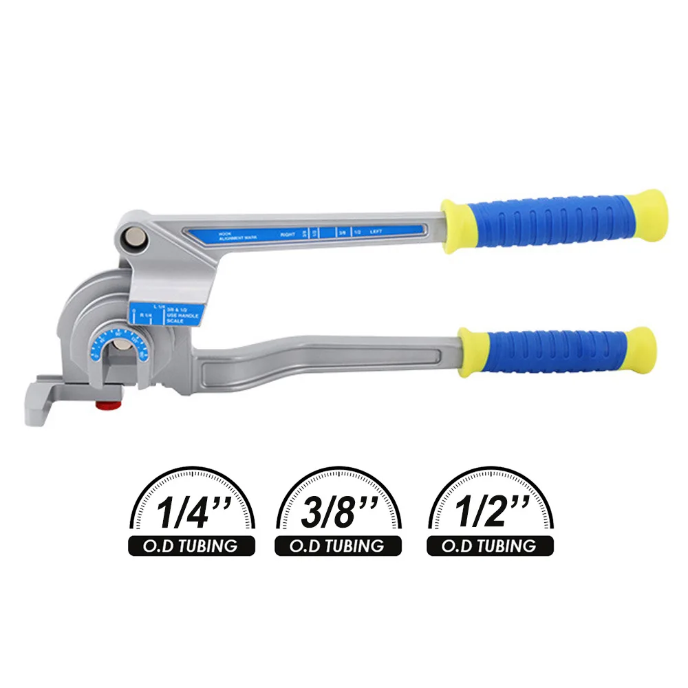 3-In-1 Manual Lever Tube Bender Small Multifunctional Bender Tool Copper Aluminum Tube Iron Stainless Steel