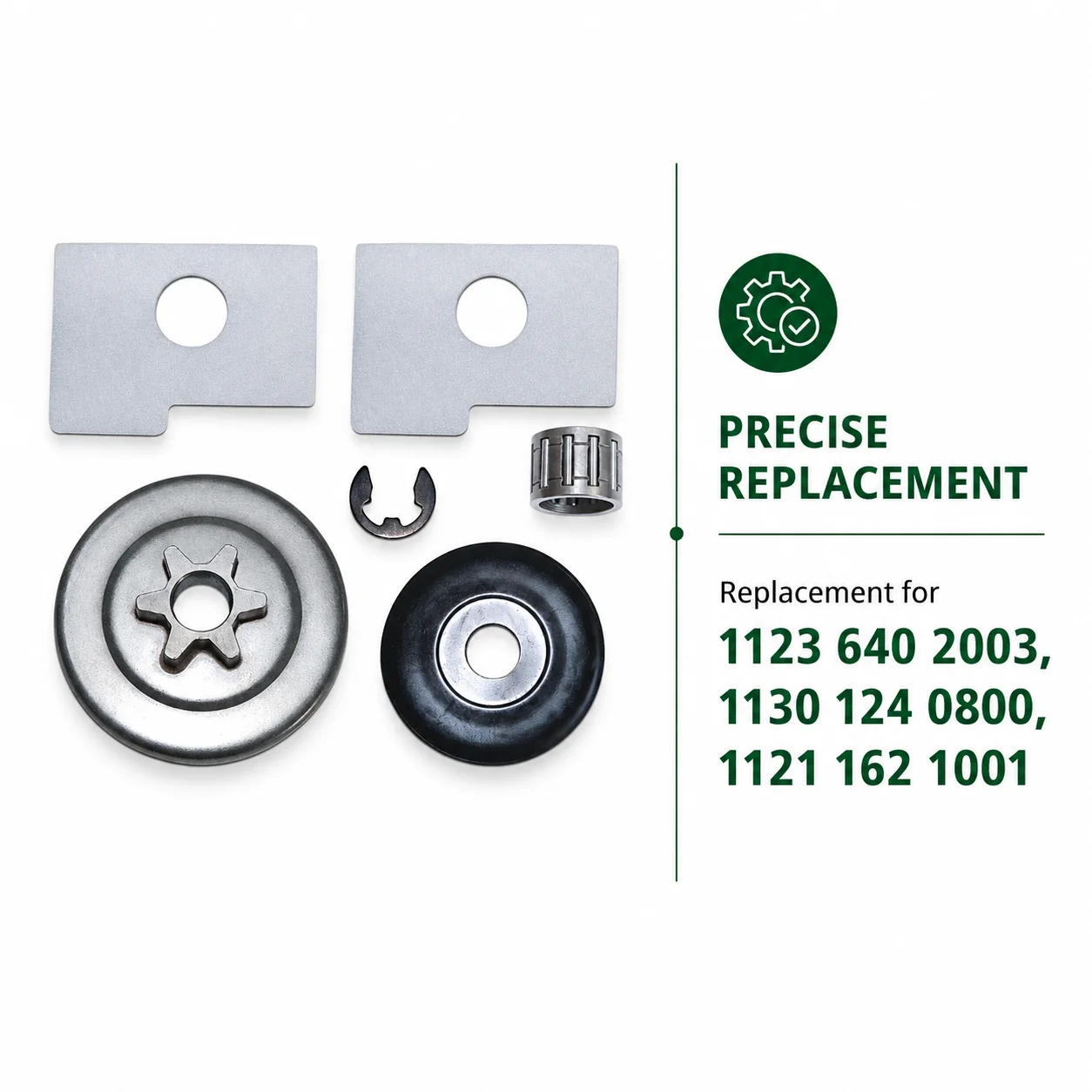 3/8 6T Clutch Drum Kit with Air Filter For Stihl MS180 MS170 018017 Chainsaw Parts OEM 1123 640 2003 1130 124 0800 1121 162 1001