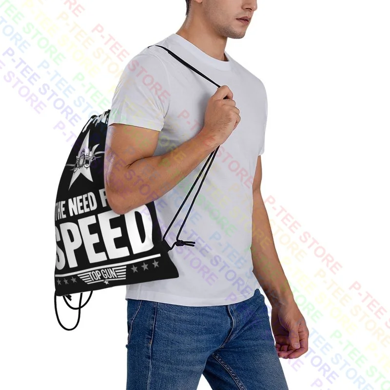 Top Gun I Feel The Need For Speed Stars Movie F14 Tomcat Maverick 01 Drawstring Bags Gym Bag Fashion 3d Printing