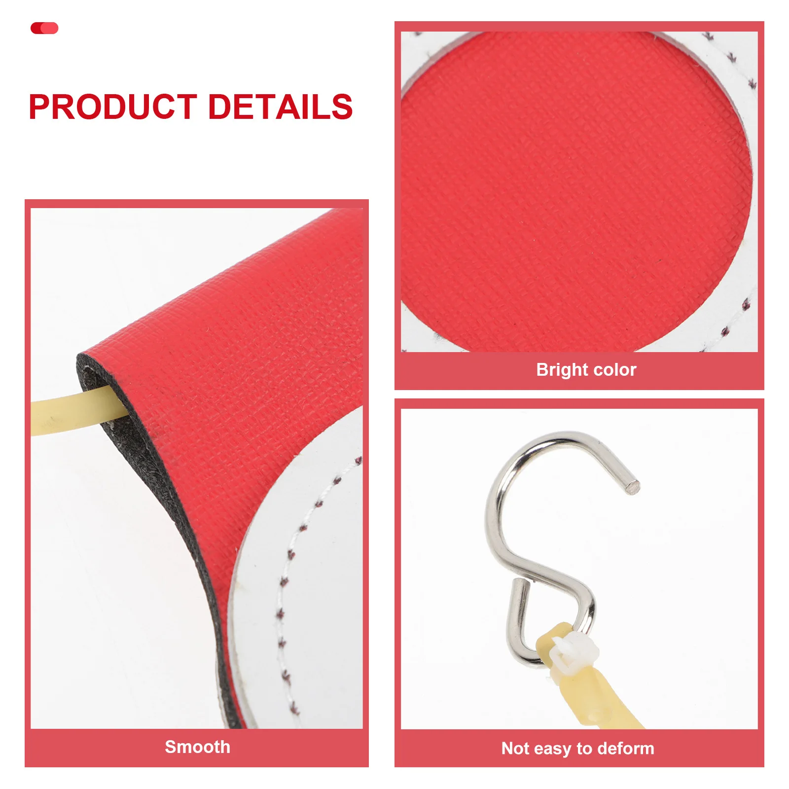 

7pcs Shooting Practice Super Fiber Round Outdoor Hanging Train Targets Portable Sturdy Exercise Range Tree Mounted Air