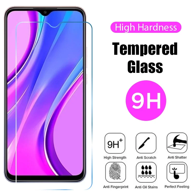 

9D Tempered Glass For Xiaomi Redmi Note 11 9 8 Pro 9A 9T 9S 10S Screen Protector On Redmi Note 10 Pro 9C NFC K40 Pro glass