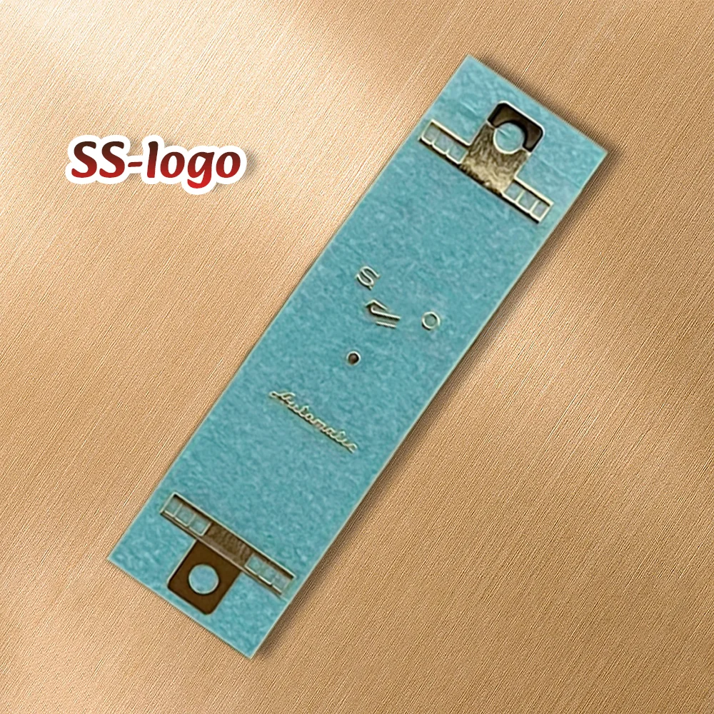 SS Logo 27-30mm Dial Nickel Metal Stickers With Automatic suitable surface modification Logo Watch Modification Accessories