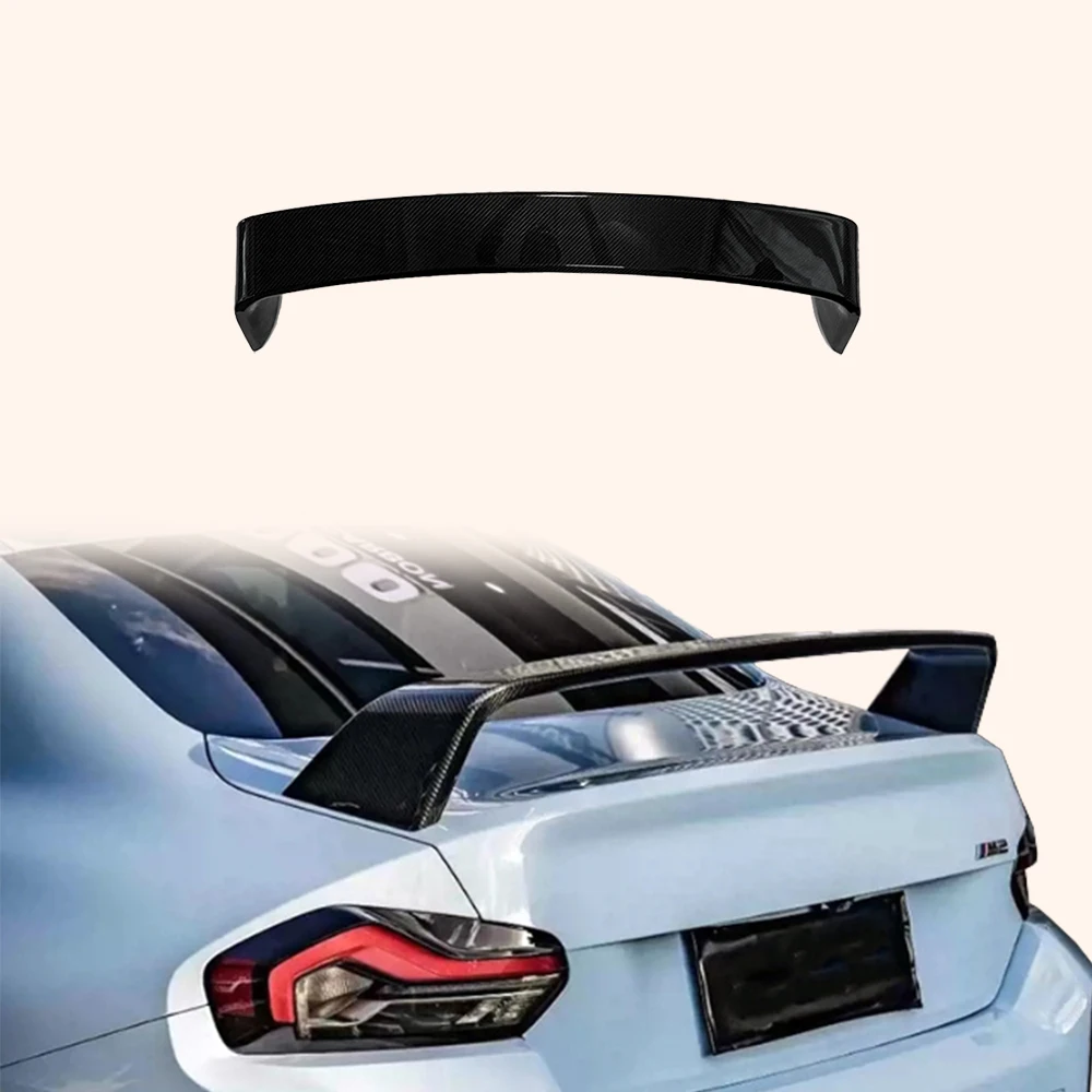 

For BMW M2 G87 Coupe 2023-24 Carbon Fiber MP Style Rear Trunk GT Spoiler Wing