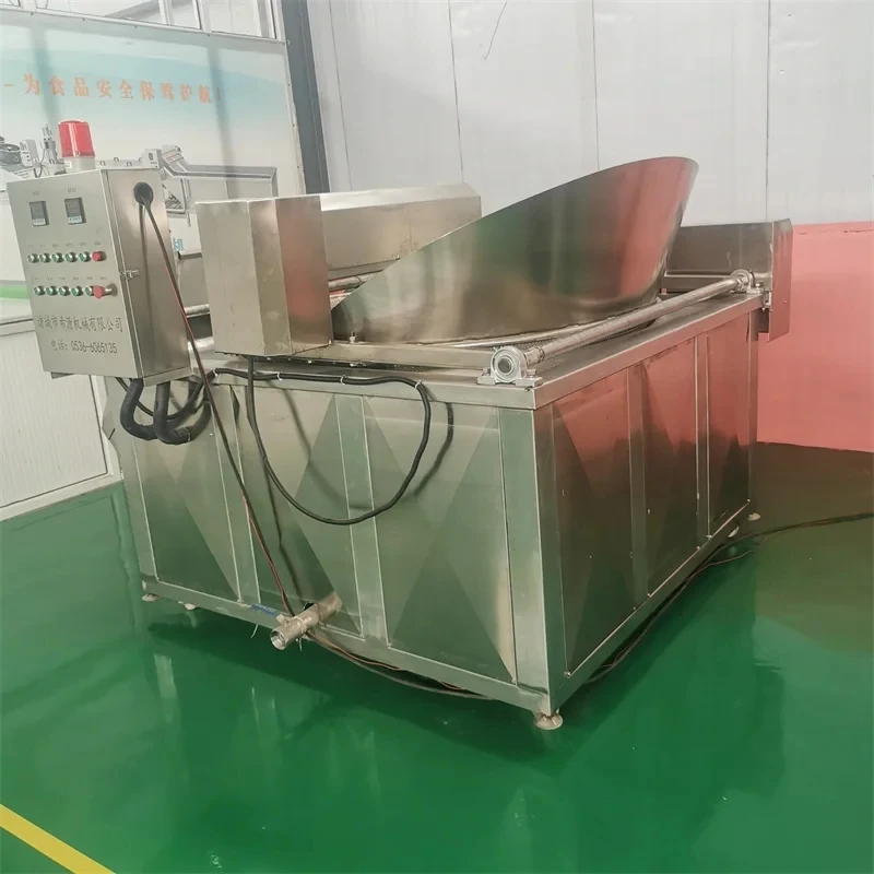Industrial semi-automatic banana chip High-efficiency fryer Mass production New type