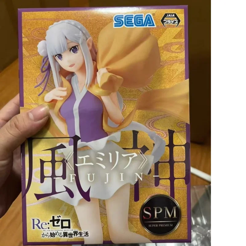 In Stock Sega Original Re:zero - Starting Life In Another World Emilia Anime Characters Action Figure Model Toys Statue view 2