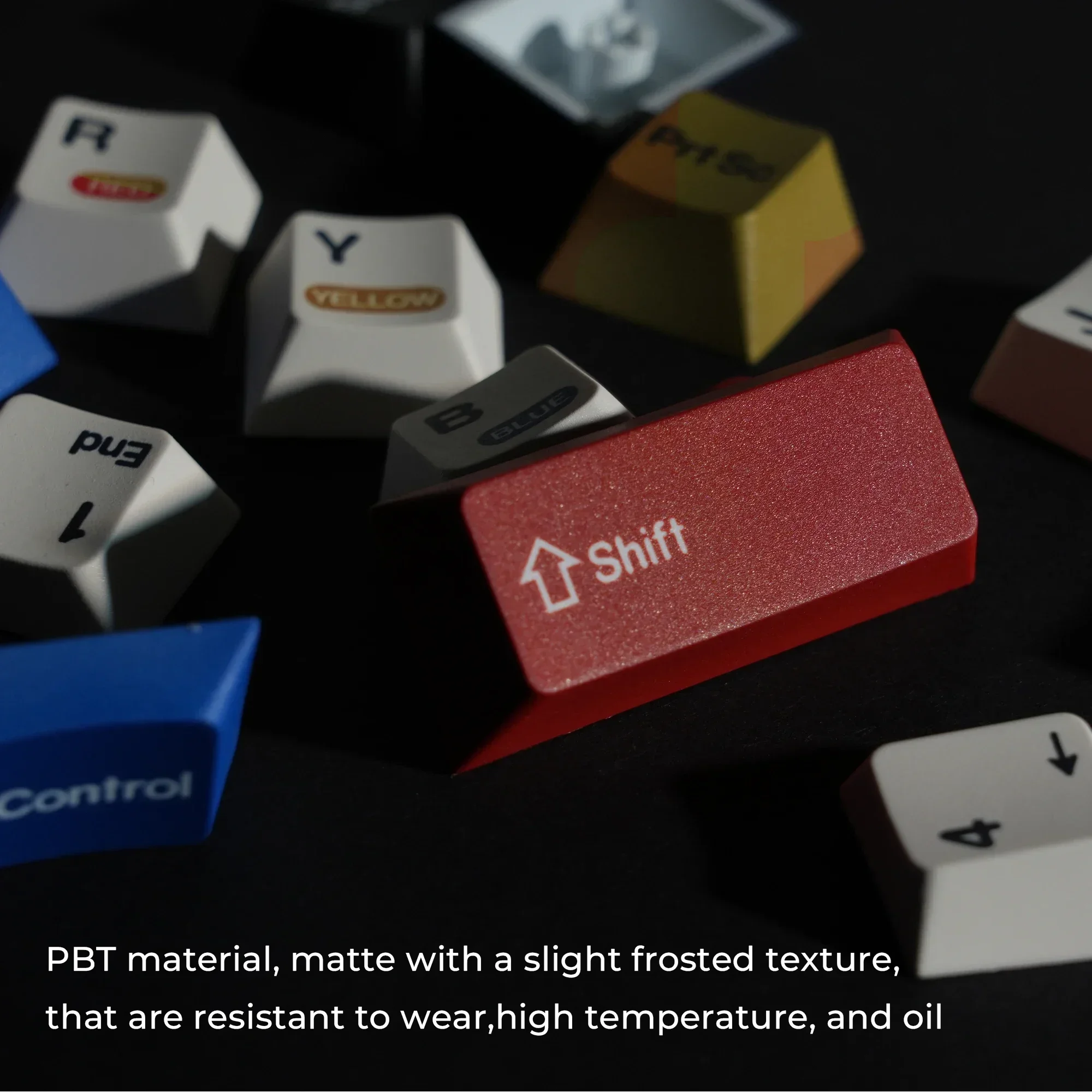 Original height PBT five-sided sublimation Original height Thickened keycap
