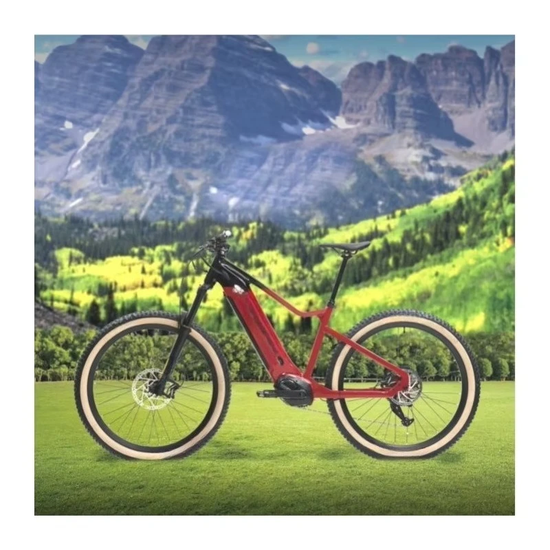 BR2024 All Mountain Hard Tail Aluminum Alloy Electric Bike Adult Bafang 500W Mid Drive Electric Mountain Bike