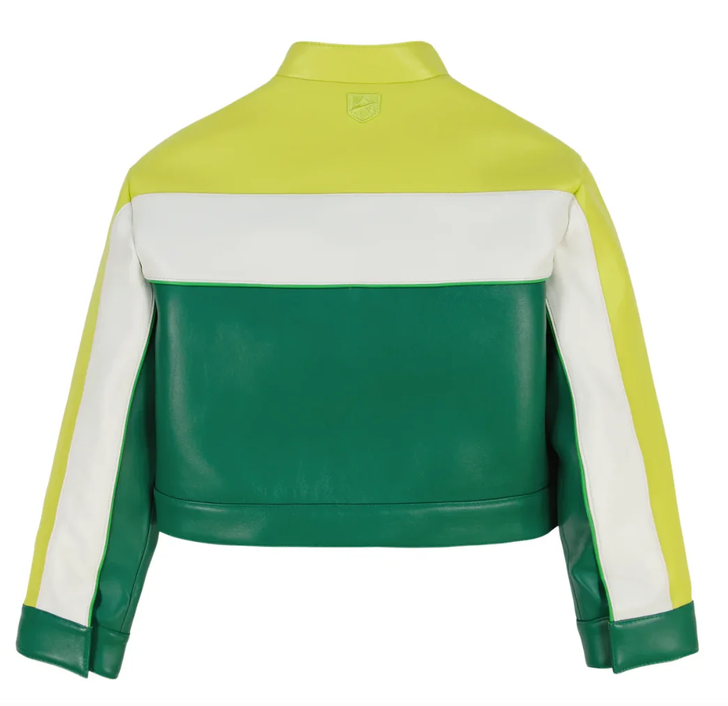 AVIREX 2025 Spring New France Imported Lamb Leather Women's Fashion Sports Casual Genuine Leather Jacket US Size Clothing tops