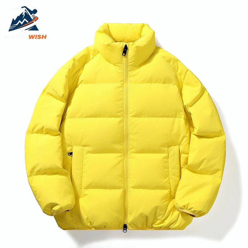 MONEYWISH الرجال أسفل سترة 2025 جديد الدوبامين 90% الأبيض بطة أسفل سميكة مكافحة الباردة معطف دافئ في الهواء الطلق سترة شتوية غير رسمية #2