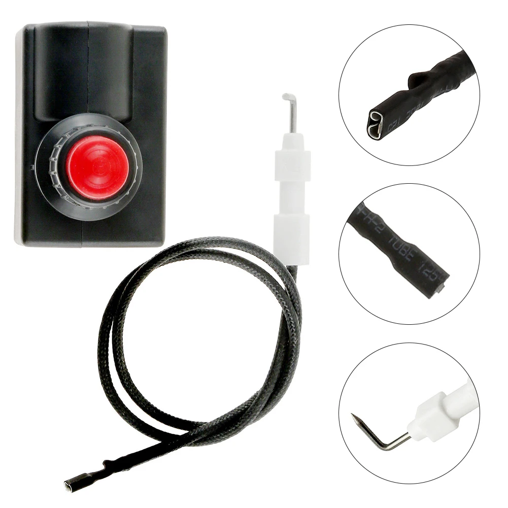 Kit di accensione per griglia adatto per Weber, Genesis- Griglie Accenditore elettronico a impulsi piezoelettrico Gruppo accensione Parti di accensione per forno a gas