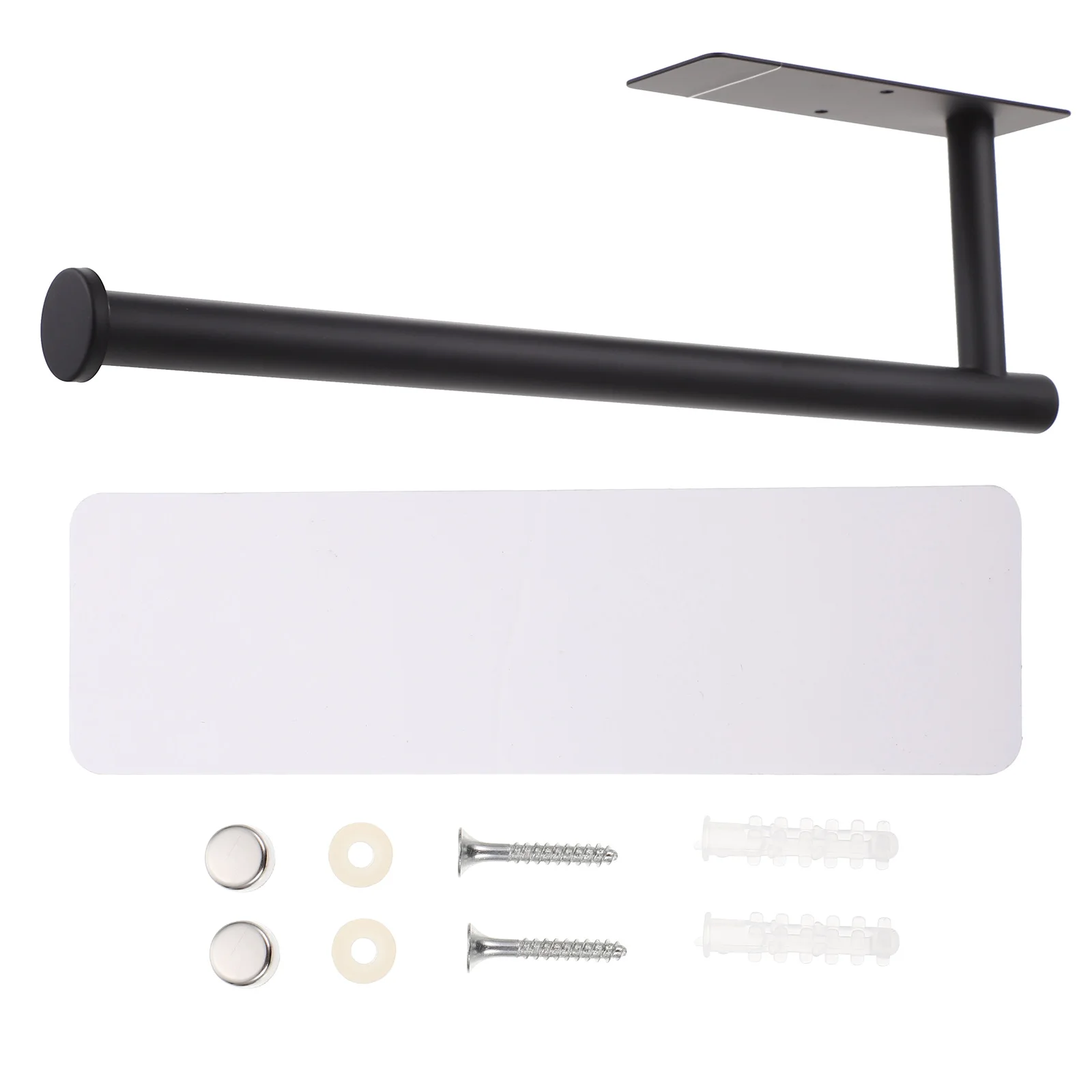 

1 set 1 Set Wall-Mounted Toilet Paper Non-Punch Bathroom Towel Holder Sturdy Kitchen Storage Shelf Modern Home Sundries
