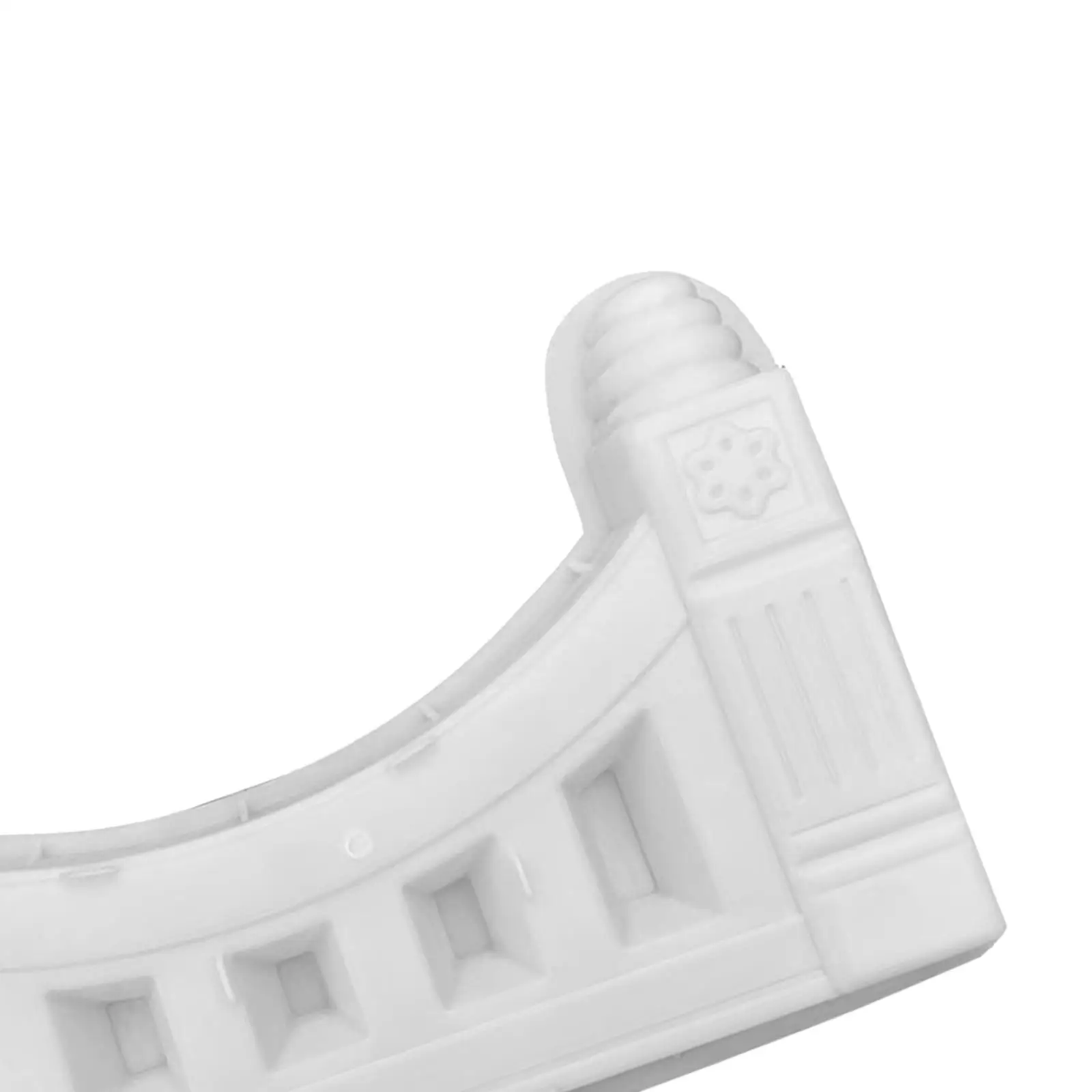 سياج الحديقة، جص خرساني، قابل لإعادة الاستخدام، صب، سرير الزهور، ديكور سهل الاستخدام #5