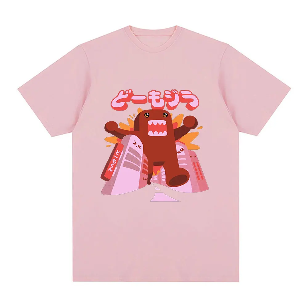 Domo Kun Monster Graphic T Shirts Men's Women Cotton Casual T-Shirts Humor Short Sleeve Oversized T-shirt Harajuku Streetwear