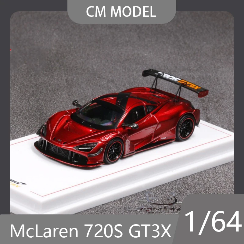 

Модель CM 1/64 McLaren 720S GT3X, литая под давлением, коллекционная статическая модель автомобиля, гоночная машина из литого металла