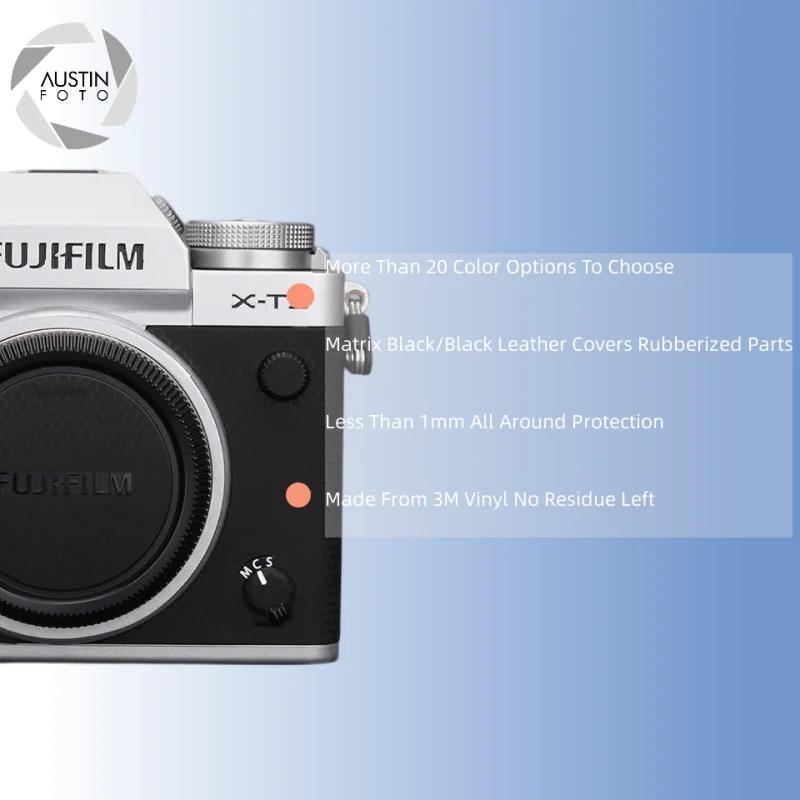 

XT5 Sticker Decal Wrap Film For Fuji XT5 Fujifilm Lens Guard Protector Sticker