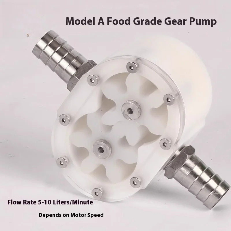 Small filling machine accessories Food grade plastic gear pump Honey sesame paste high viscosity micro conveying all plasticpump