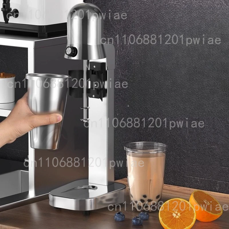 Máquina misturadora de milkshake, cabeça dupla, aço inoxidável, liquidificador de bebidas, misturador de milkshake para casa