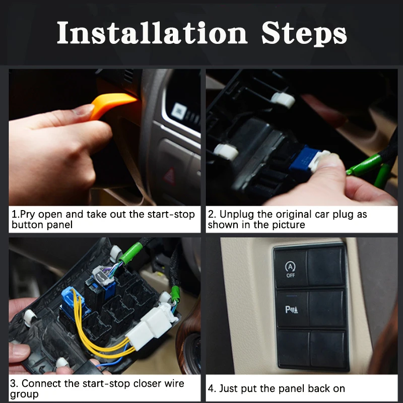 Car Start Stop Engine System For Honda Accord 10th 2018~2021 Off Device Control Sensor Plug Stop Adapter Cable Auto Accessories