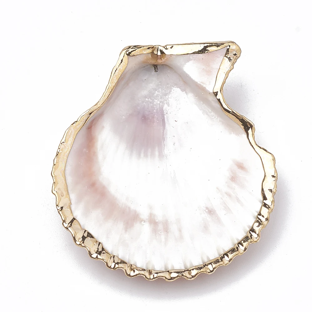 PandaHall 50 Stück Zufällig Gemischte Natürliche Muschel-Anhänger, Ozean-Thema Muscheln & Seeschnecken, 15-86x7-51x5-30mm für DIY Schmuckherstellung – Detail 2