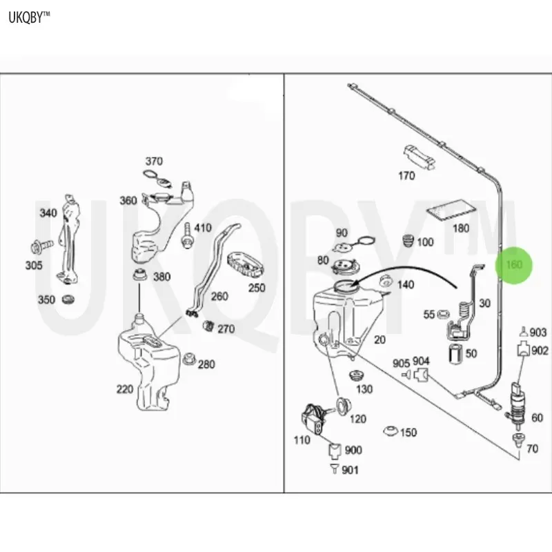 Sealing element, pipe joint, nut, sealing plug, plug, hose, hose A2218600292 A2218600892