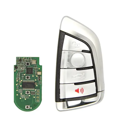 BESTKEYKeyless Go 자동차 키 Fob BMW 1 3 5 7 시리즈 X1 X3 X5 X6 X7 F CAS4 CAS4 + FEM 2011-2017 PCF7945 3/4 버튼 315/434/868MHZ