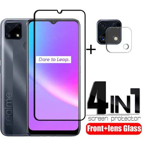 Realme C25 유리 용 Realme C25 유리 용 Realme C25 유리 화면 보호기 Realme C21 C31 C35 C25Y C25S C25 렌즈 유리 용 