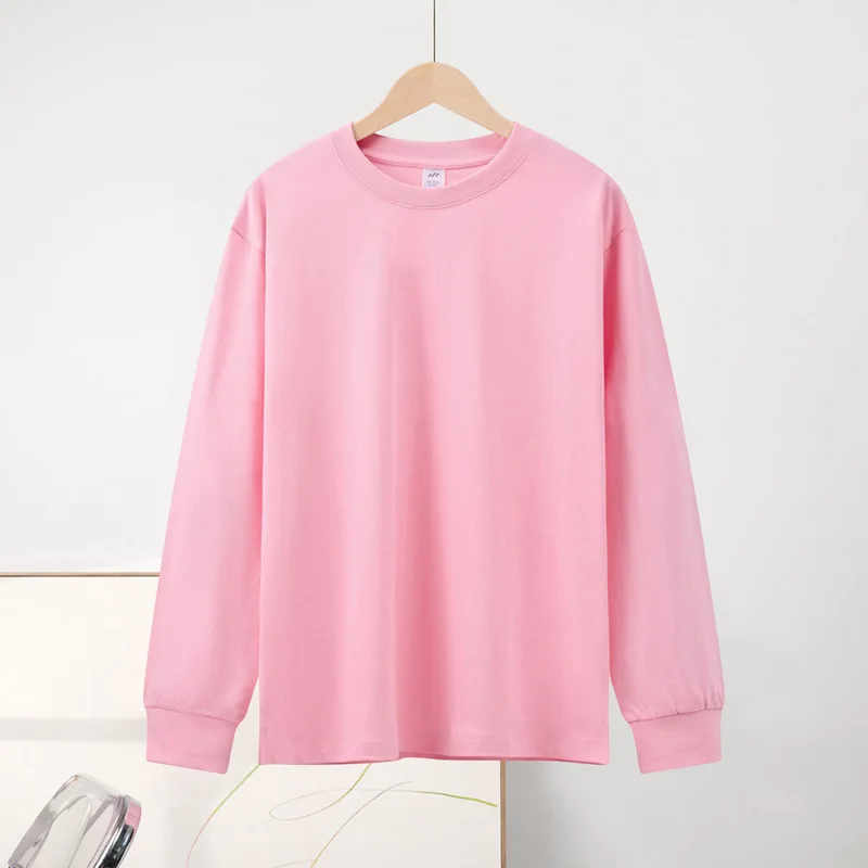 Men And women's Plush And Thick Versatile Top Sweatshirts Pullover Round Necked Hoodie Loose Solid Color Spring Autumn Winter