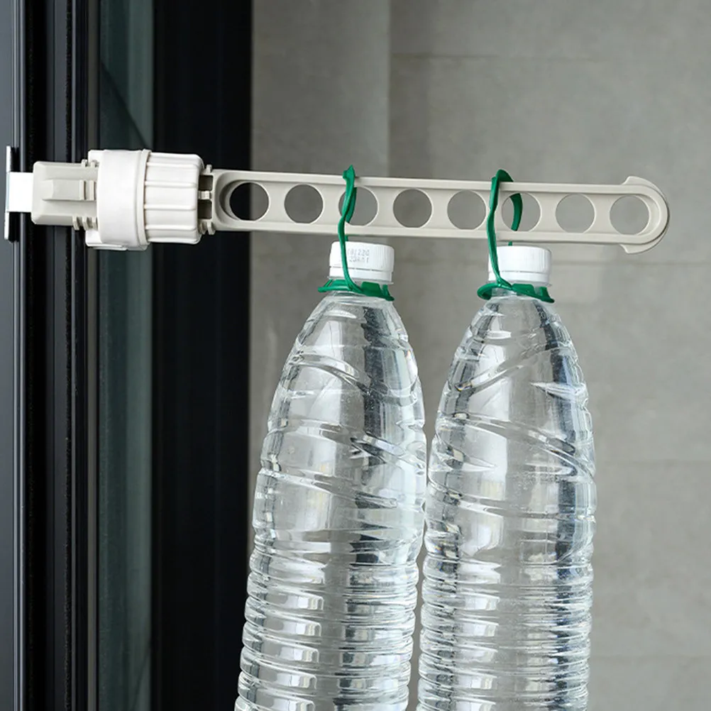 3pcs Rotating Snap Drying Rack – Stainless Steel & ABS, Portable Clothes Hanger for Bathing Suits, Delicates