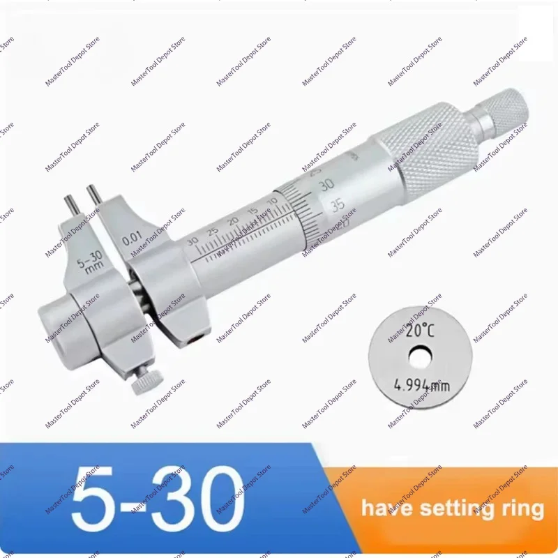 XIBEI Precision Inside Micrometer Gauge 5-30mm 25-50mm 50-75mm 75-100mm - Internal Dimension Measurement Tool