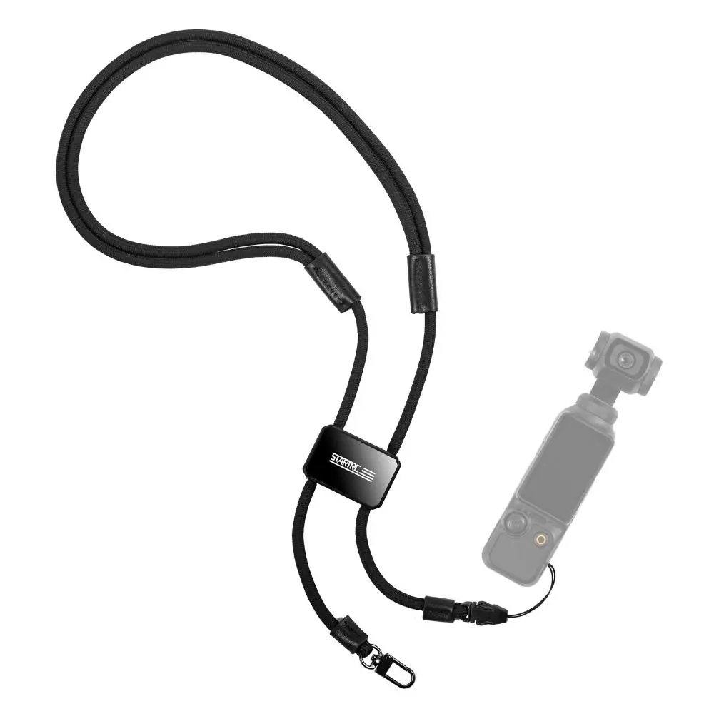 Adjustable Camera Strap Lanyard Safety Buckle Neck Strap Anti-lost for DJI Pocket 3/AVATA 2 RC Motion 3/FPV Remote Controller