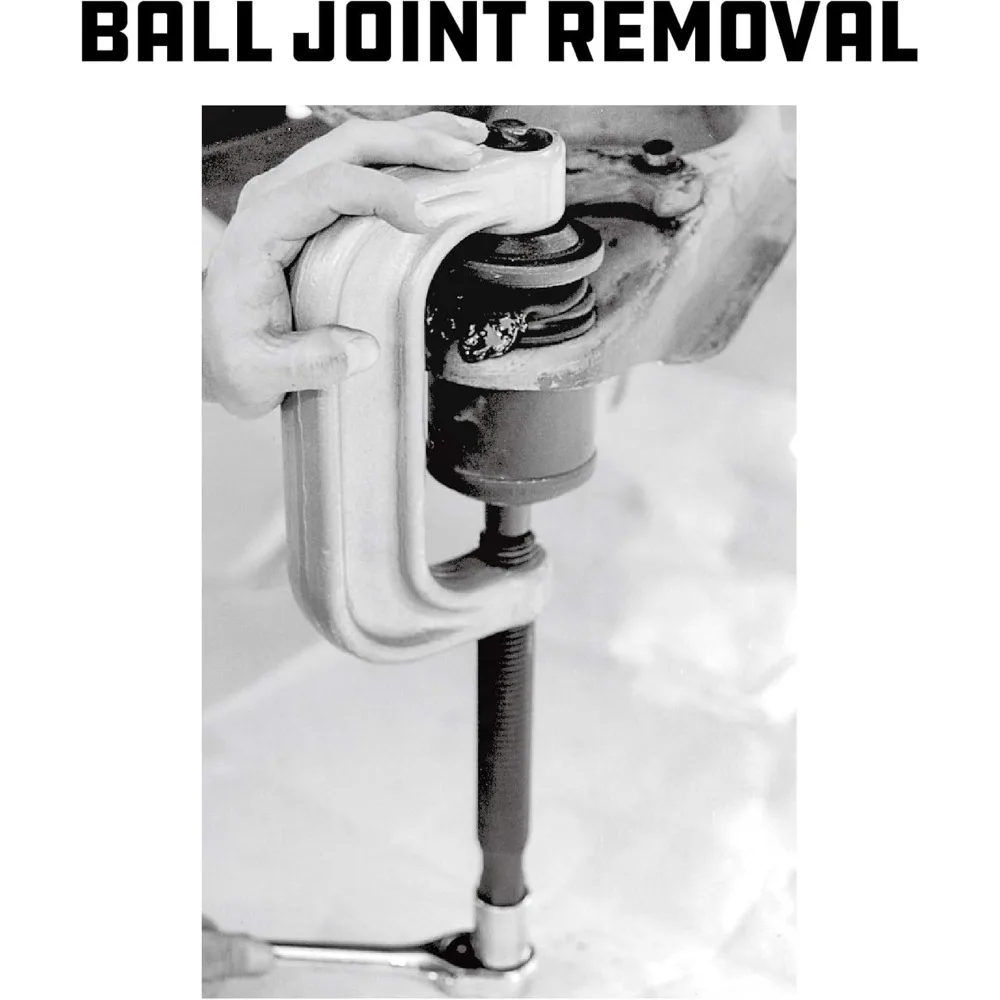 Ball Joint and Universal Joint Repair Tool Kit - Removal/Installation for Ford, GM, Dodge, Including Adapters, 26.1 lbs