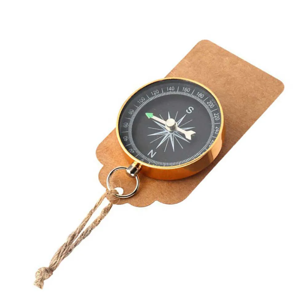 

12Pcs Pocket Compass Pendant Multifunctional Metal Mini Compass for Party Decoration Keychain Bag Charm Wedding Guest Favor