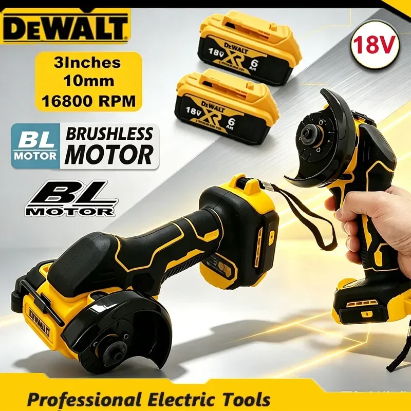 DEWALT Cordless Grinder Cutting Machine Grinding 3 Inch Polishing Machine Electric Diamond Cutting Grinder Power Tools