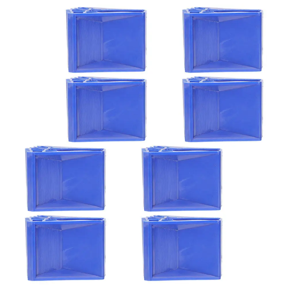 8Pcs Non-Slip Ladder Foot Mats Rubber Grip Stabilizer Pads for Extension Step Ladders Outdoor Indoor Safety Protection