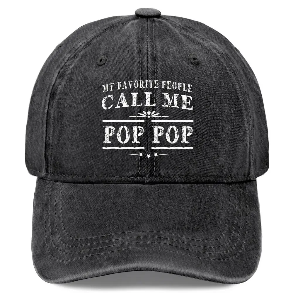 Vintage Washed Baseball Cap with the Fun Text 