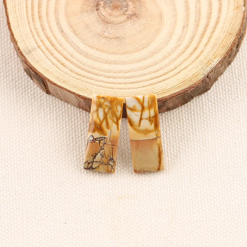 

AAA+ B&F Multi-Color Picasso Jasper Earring Beads for Jewelry Making, Handmade Natural stones beads, Stones for Supplies