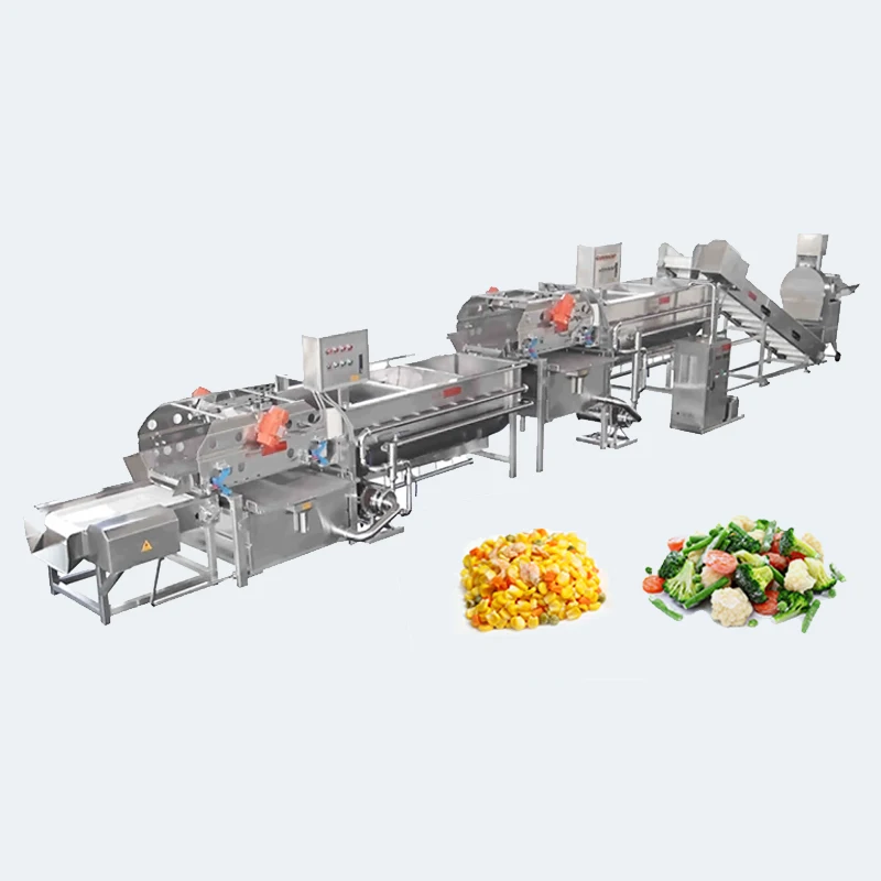 Automatic Frozen Fruit and Vegetable Production Line Machine Iqf Fruits Vegetables Processing Plant Machines Machinery