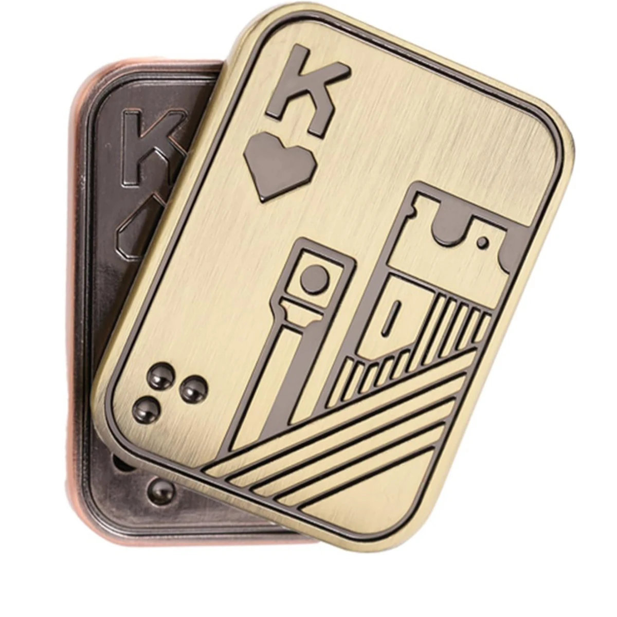 Schiebeabdeckung Push-Card Mikro-Kreativ-Fingerspitzen-Gyroskop, mit verschiedenen Formen, EDC-Stressabbauendes Büro-Schreibtischspielzeug