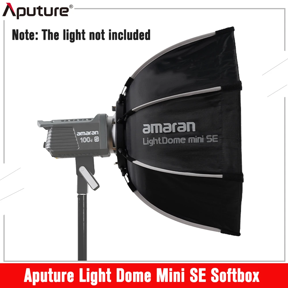 

Aputure Light Dome Mini SE Softbox Quickly Release Portabe Bowens Mount Octagon Umbrella Softbox Outdoor SoftBoxs for Flash