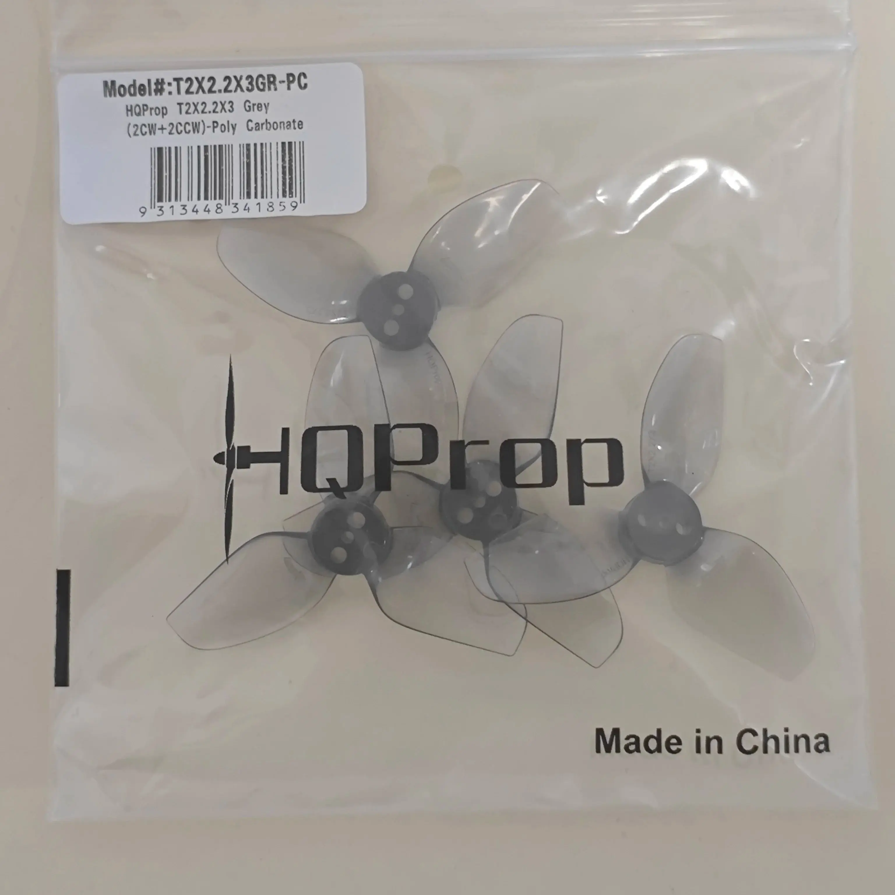 HQProp T2X2.2X3 レーシング ドローン プロペラ セット (2CW+2CCW) マルチローター ドローン用 - 高品質プロペラ